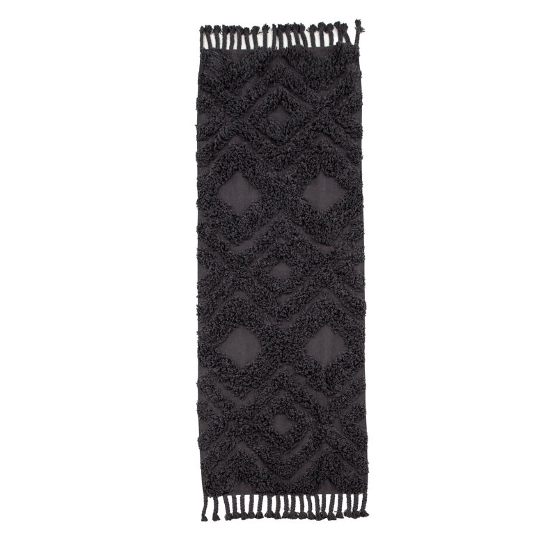No Pattern And Not Solid Colour Hand Woven 200cm X 70cm Area Rug