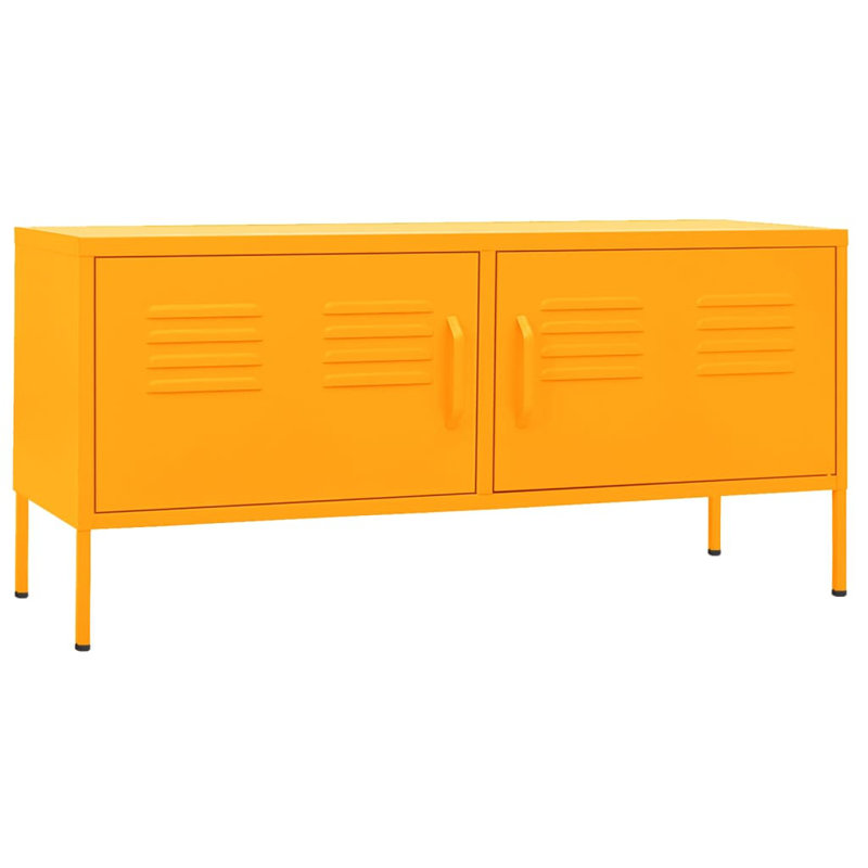 Javert TV Stand for TVs up to 43", Yellow