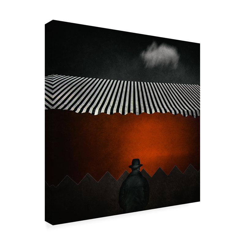 Art sur toile, "Gilbert est", H 24 po x l 24 po