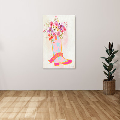 "Giddyup Cowgirl I" par Stella Chang, reproduction sur toile