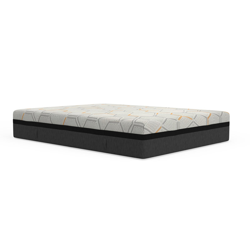 Matelas en mousse à mémoire de forme 14 po avec gel de cuivre et support de couchage latéral rafraîchissant - Durée de vie accrue