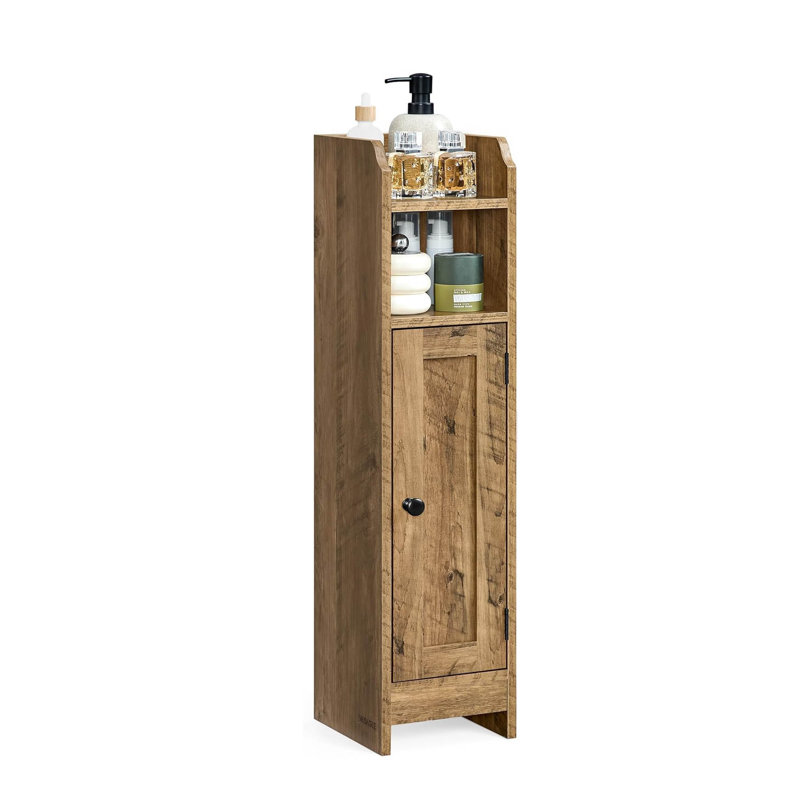 Engineered Wood Freestanding Bathroom Cabinet, Brown