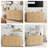 63" Modern Sideboard Buffet Cabinet, Storage for Dining Room Living Room Media Console, Oak