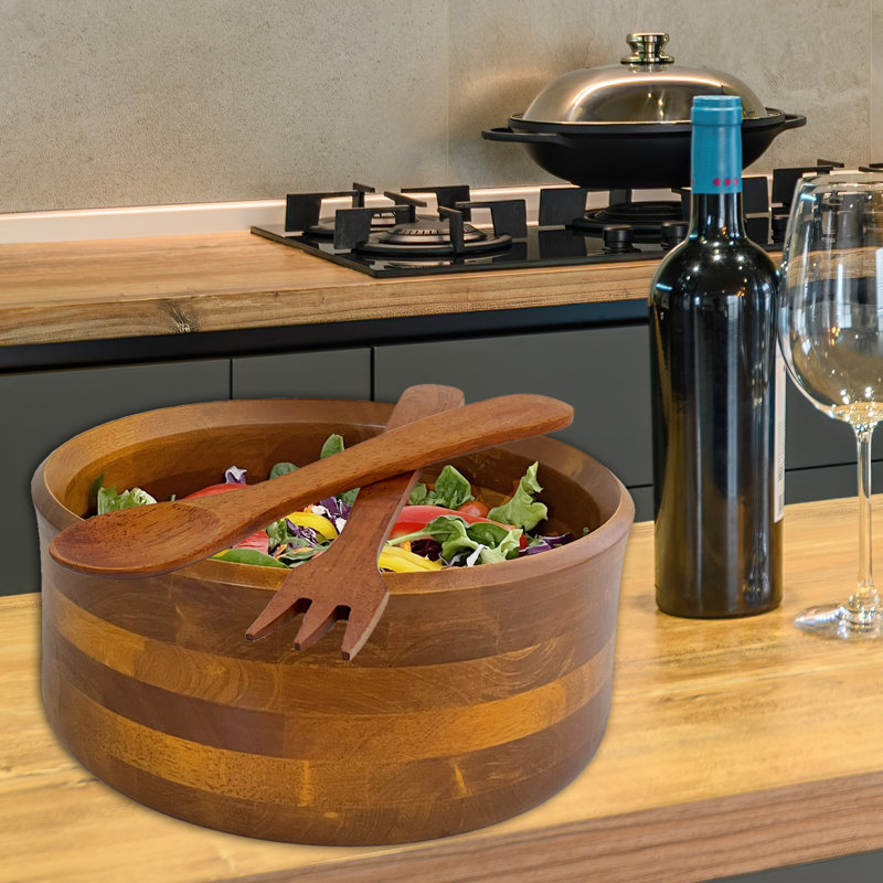Red Barrel Studio® Ironton Wood Bowl