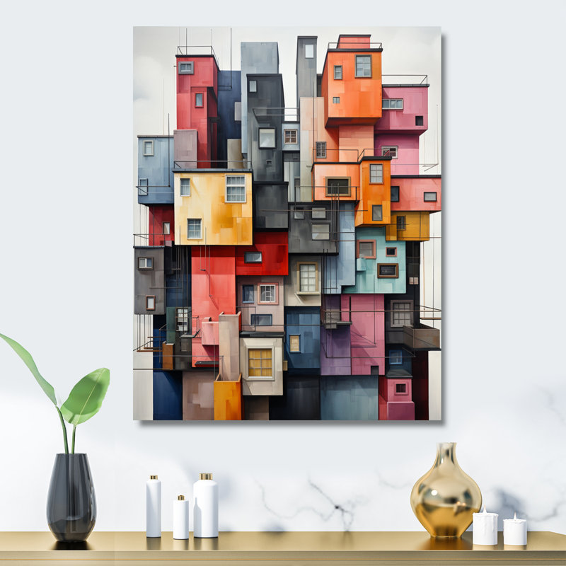 " Constructivism Constructed Horizons XII ", 20" H x 12" W x 1" D