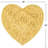 Schoenberger Heart Shape Bath Rug 25"x25"-1611439371