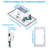 Integrated LED Deck Light Color Temperature Selectable for Indoor Outdoor-106002557