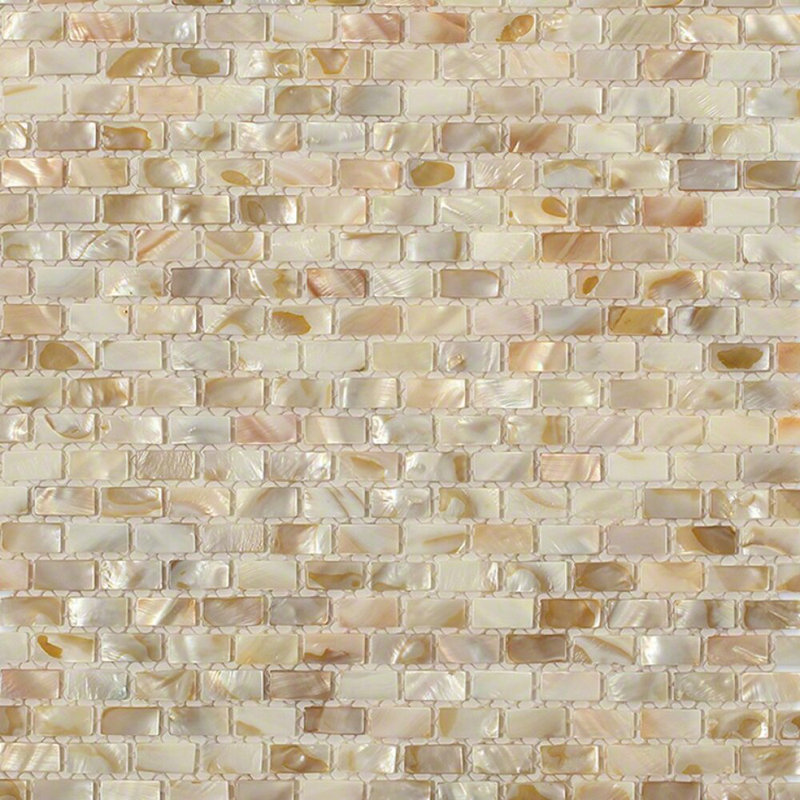 South Seas .5x1 Mini Brick Pattern Polished Mosaic Tile
