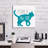 'Pawsome Cat' by Erin Clark Canvas Wall Art-1171755506