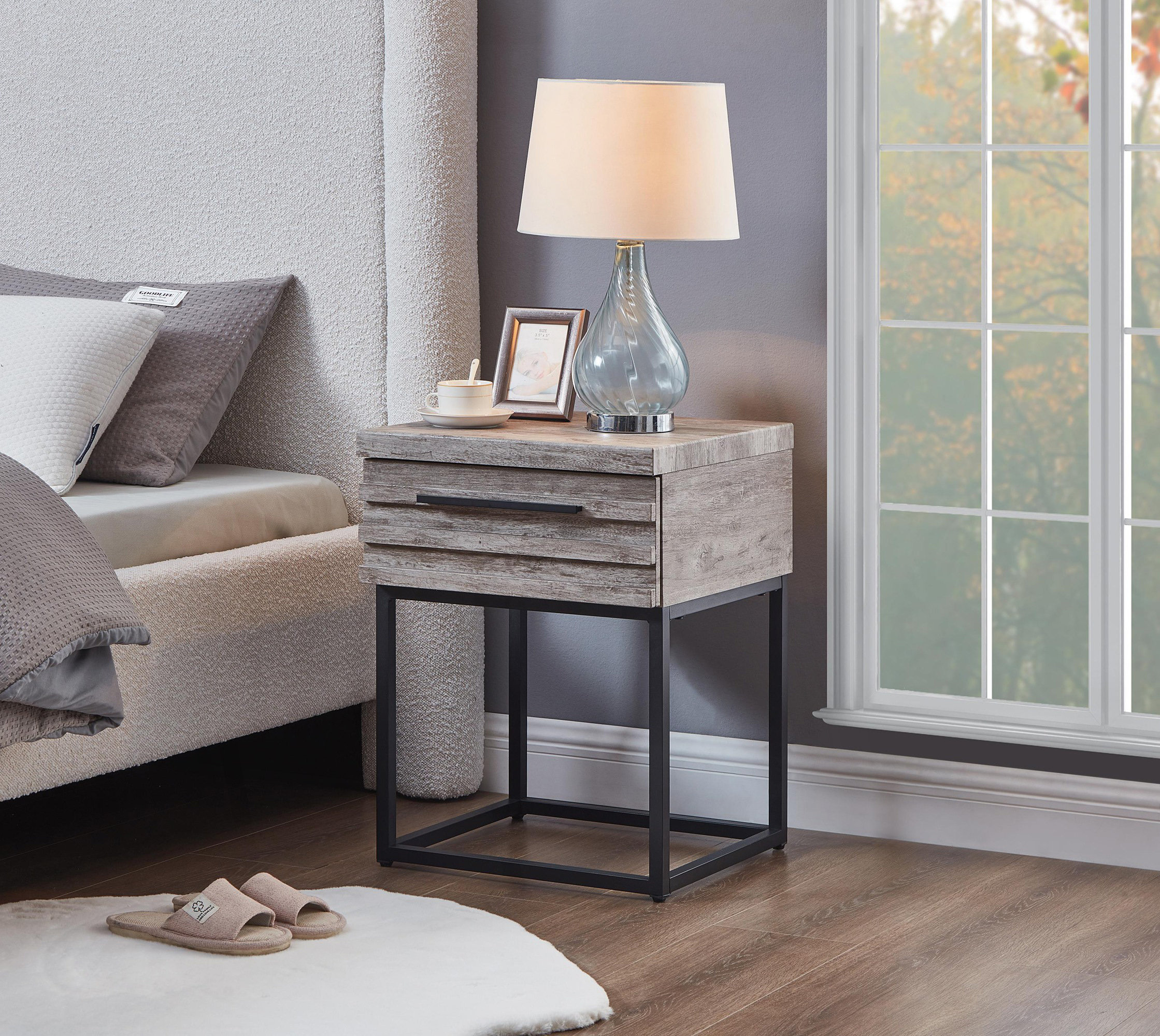 Mercer41 Contemporary Storage End Table - Wayfair Canada