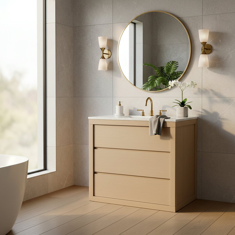 Covina Clairebeth Bathroom Vanity, 36"