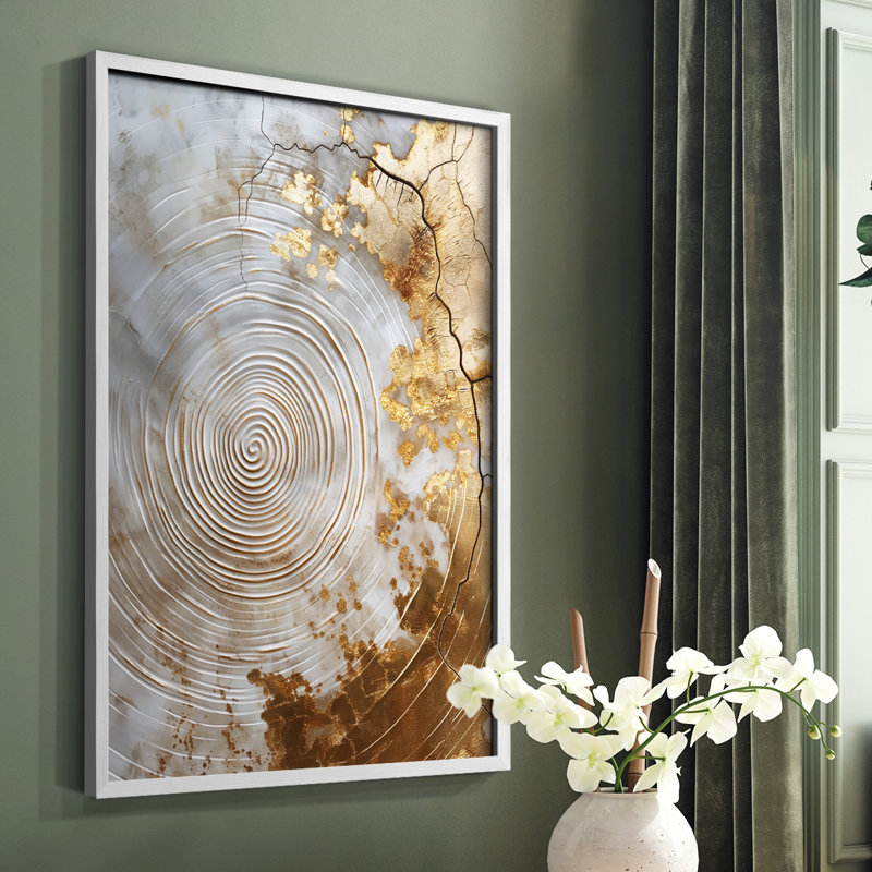 ABSTRACT Series CLxx III - reproduction encadrée de qualité supérieure - prête à être accrochée - aucun clou requis AAI400516