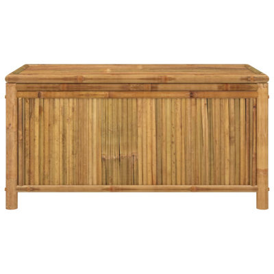 Water Resistant Bamboo Deck Box in Brown by VidaXL