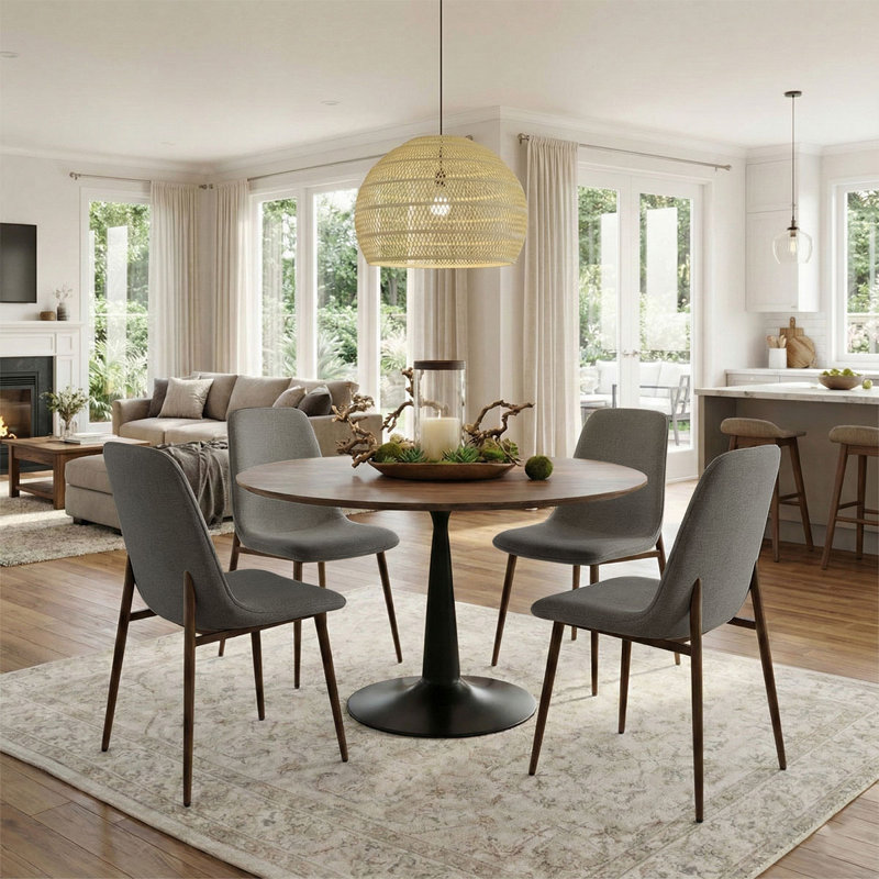 Ensemble repas pour 4 personnes Khilani, Gris