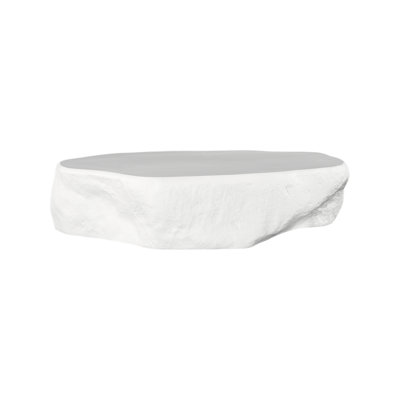 Quarry Coffee Table, Extra Large, White Glamstone