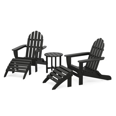 Classic Adirondack 5-Piece Casual Set -  POLYWOODÂ®, PWS106-1-BL