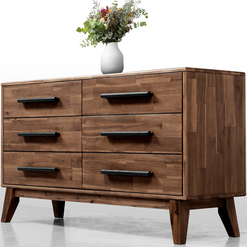 Commode double 6 tiroirs Legacy, Noyer