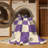 Machine Washable Checkered Beige Area Rug
