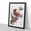 Two Birds by Katsushika Hokusai - Framed Print-55615065-55615063