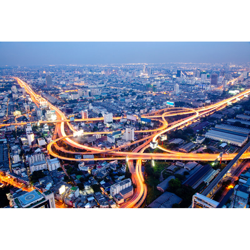 Alvina Bangkok Highway - Wrapped Canvas Print, 61cm H x 91cm W x 3.8cm D