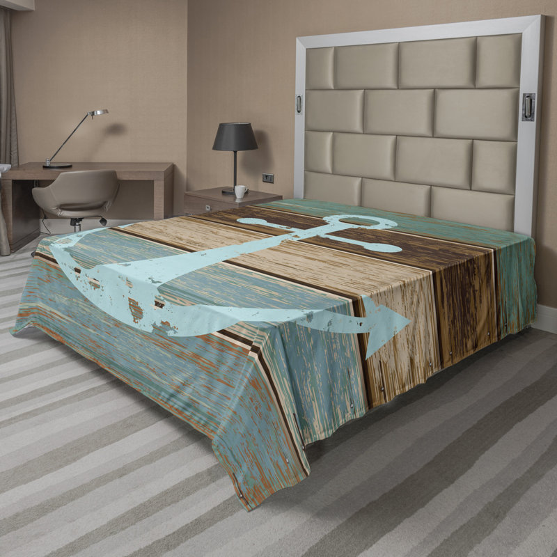 Microfiber No Pattern And Not Solid Color Flat Sheet, King Flat Sheet