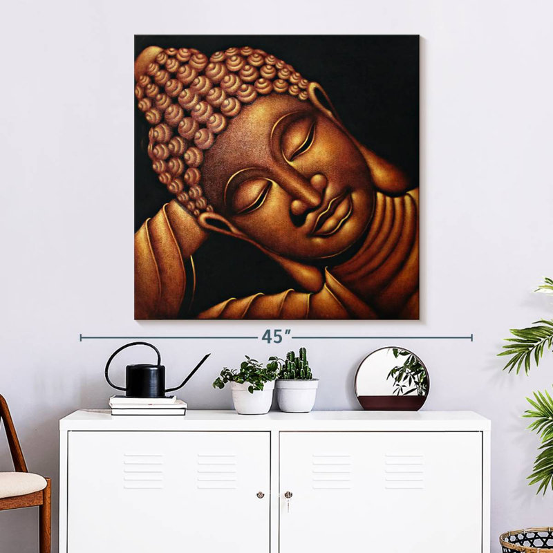 Bouddha endormi Leisha, H 33 po x l 33 po