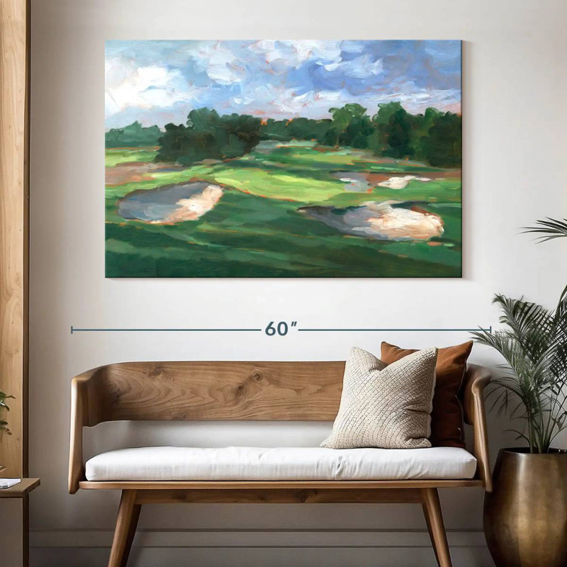 Étude de terrain de golf Alvord I, H 34 po x l 51 po