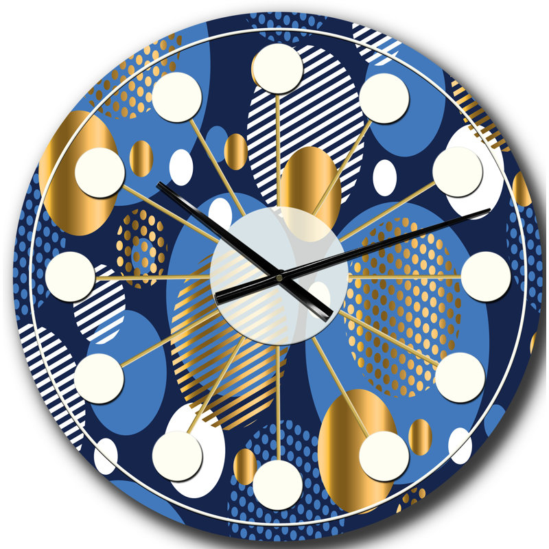 Horloge murale circulaire rétro rétro, Grand