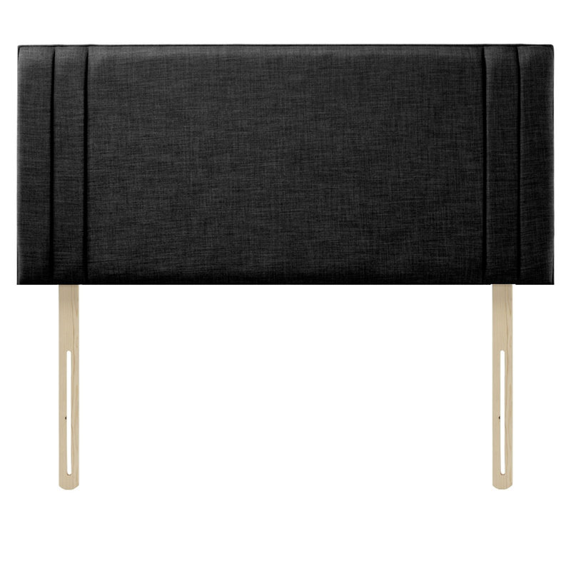 Eriah Upholstered Headboard, Super King (6'), Black