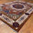 One-of-a-Kind 6'1" x 9' Rectangle Wool Area Rug in Brown and Red