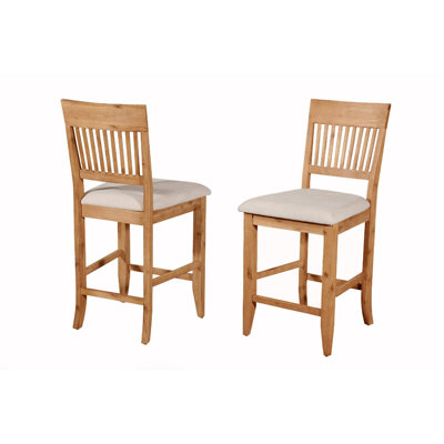 Tabouret de bar en bois Iseminger