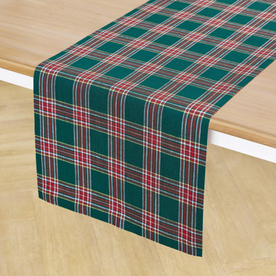 Green Tartan Plaid - Table Runner