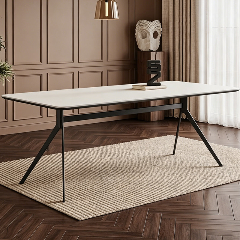 Italian rectangular desk, 29.53" H x 55.12" W x 27.56" D