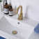 Circular Bathroom Sink Faucet Single-hole Single-handle With  Drain Assembly