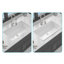 Évier de cuisine encastré blanc encastré 33 x 19 x 10 po en porcelaine blanche