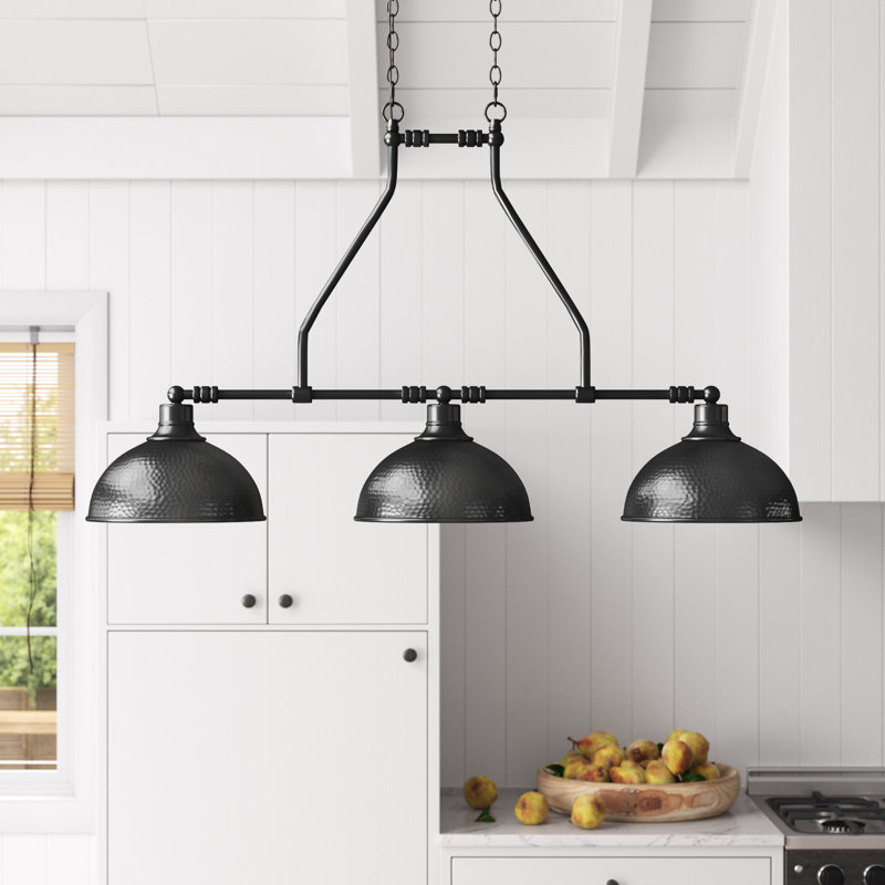 Miramar 3 - Light Kitchen Island Pendant, Antique Bronze