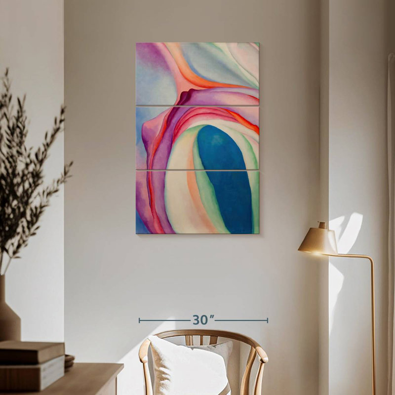 Avery musique rose et bleu II, H 57 po x l 36 po