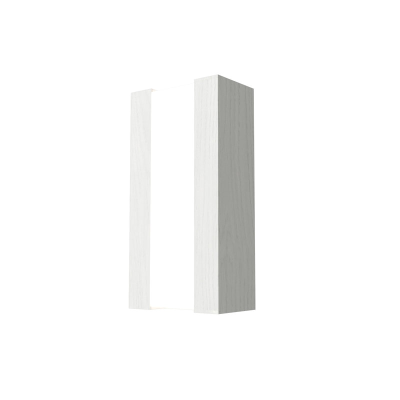 1 - Light LED Flush Mounted Sconce, Organic White