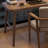 Light chestnut color Rectangular Solid Wood Executive Desk with drawers desk-1084316337