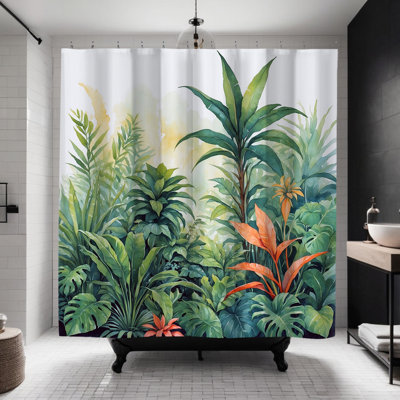 Rideau de douche Floral