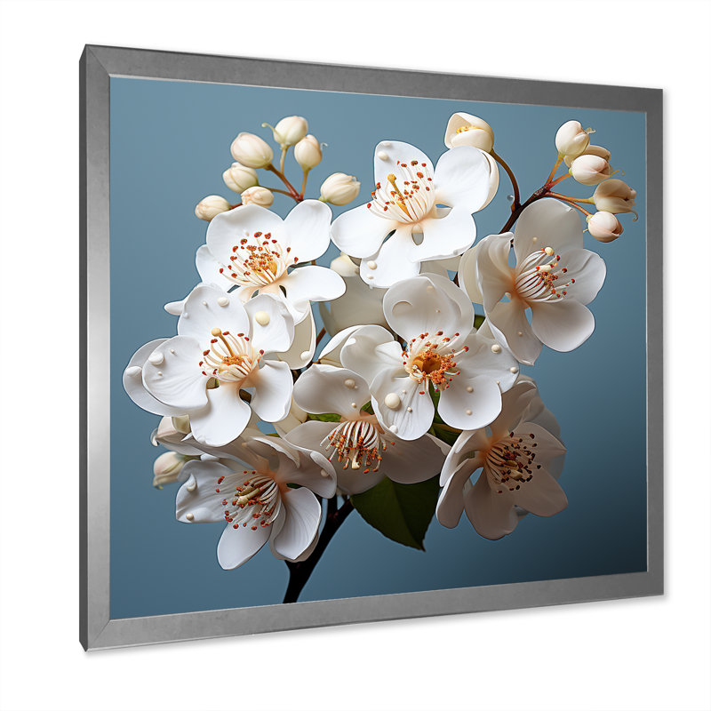 Reproduction d'art sur toile IV, H 24 po x l 24 po x P 1 po, Cadre simple argenté