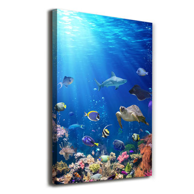Coral Reef - Wrapped Canvas Print