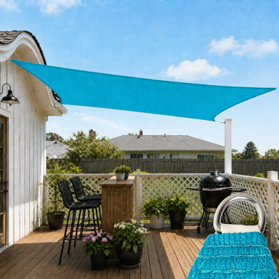 Toile d'ombrage carrée Royal Shade avec quincaillerie