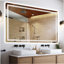  Miroir de salle de bain sans cadre à DEL, miroir intelligent-743453173-743453179-743453182