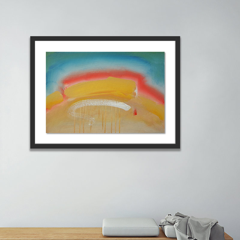 Waltzer Print by Charles Stuart, Black, 34" H x 48" W x 2.5" D