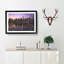 Sketch of the Vancouver Skyline - Picture Frame Painting Print on MDF-56705366-56705371