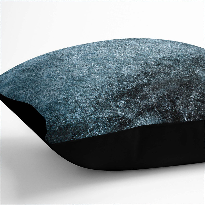 Square Throw Cushion, Black, 55cm H x 55cm W x 20cm D