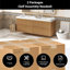 Meuble-lavabo 59 po avec double lavabo et tiroirs SMC