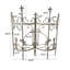 Panneaux de clôture de jardin et treillis d'escalade en fer forgé de qualité supérieure, barrière antirouille pour animaux