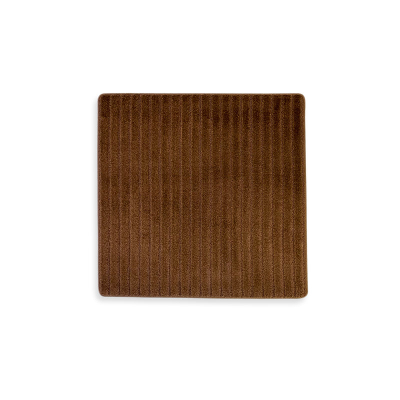 Anjanae Nylon Non-Slip Bath Mat, Brown